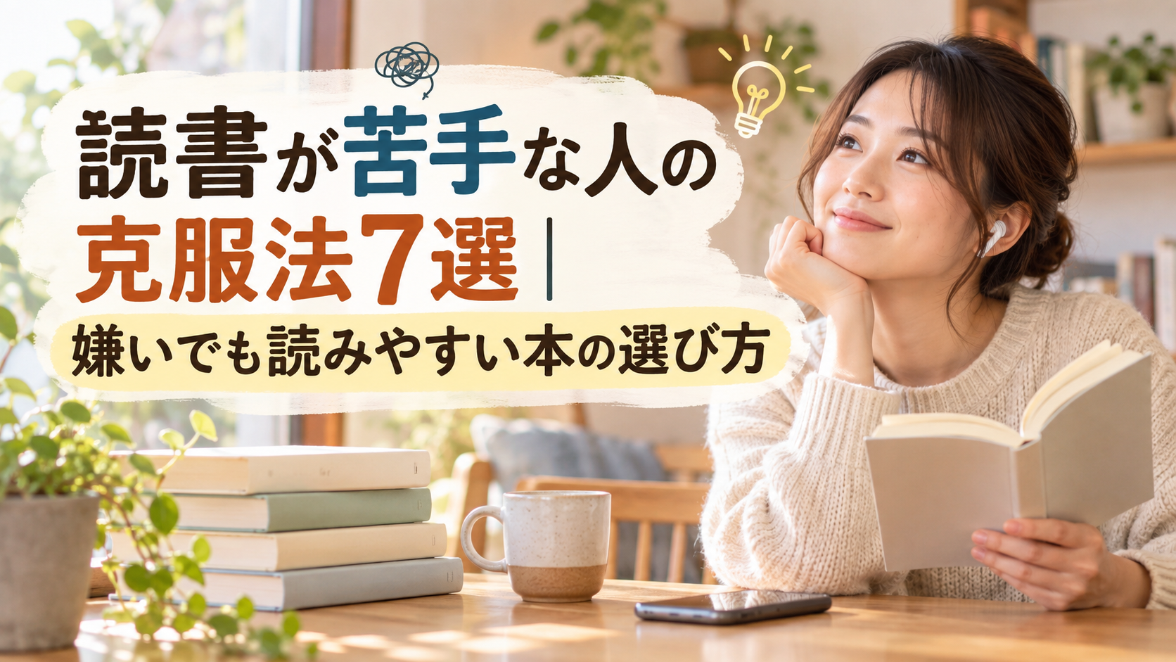 読書が苦手な人の克服法7選｜嫌いでも読みやすい本の選び方